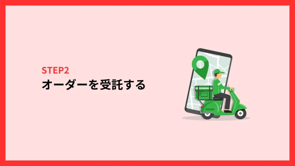 オーダーを受託する