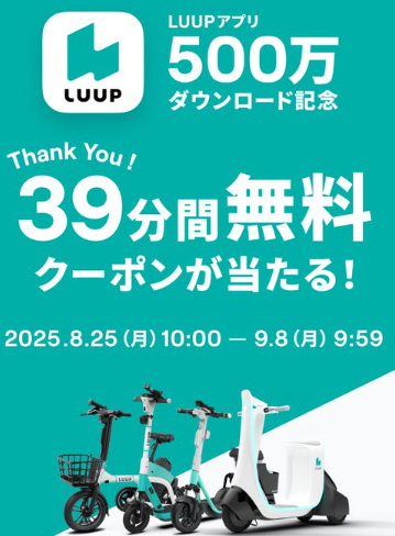 LUUPアプリ500万ダウンロード記念