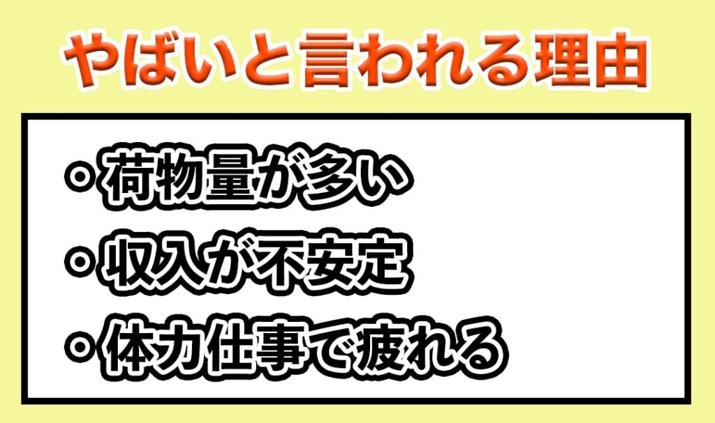 アマゾンフレックスがやばいと言われる理由